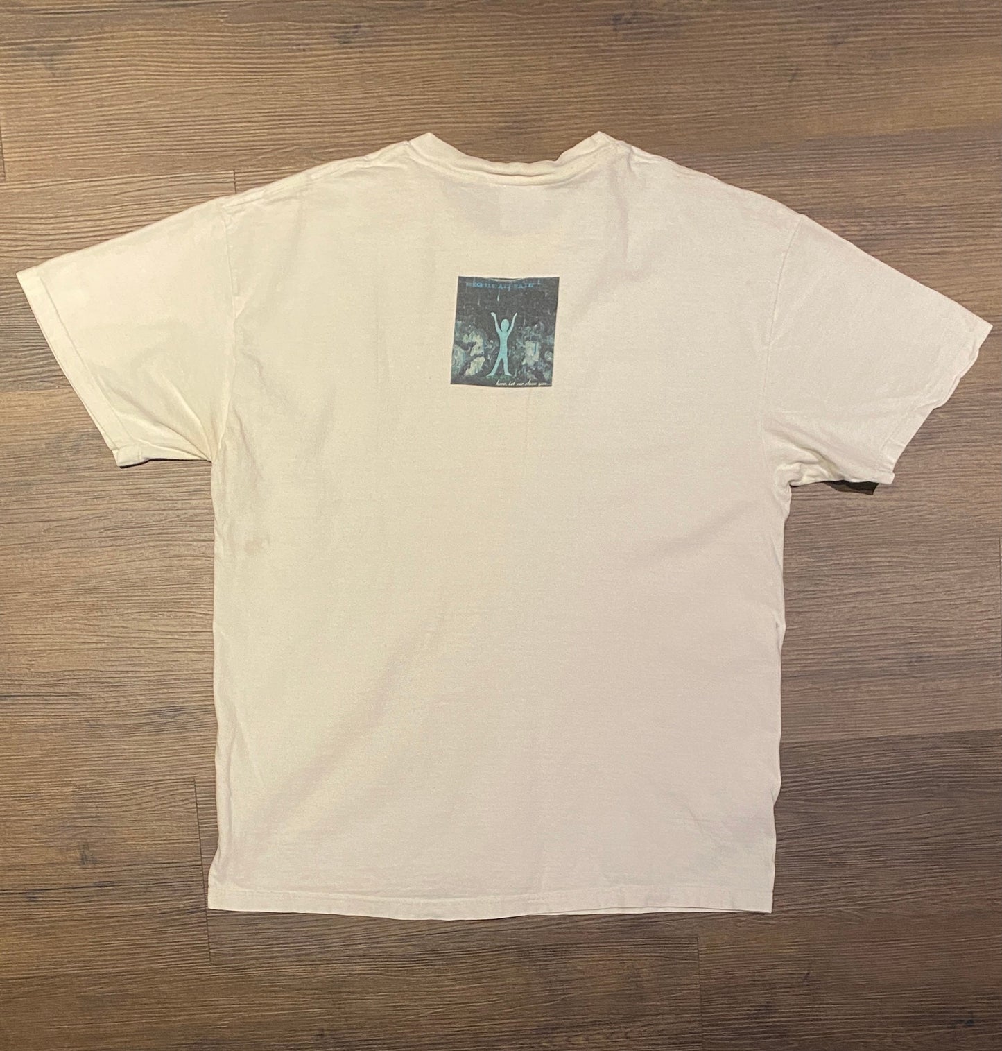 Right As Rain Here, Let Me Show You Graphic Tee | Size Large | Vintage 2000s Promotional White T-Shirt | Free Shipping to USA |