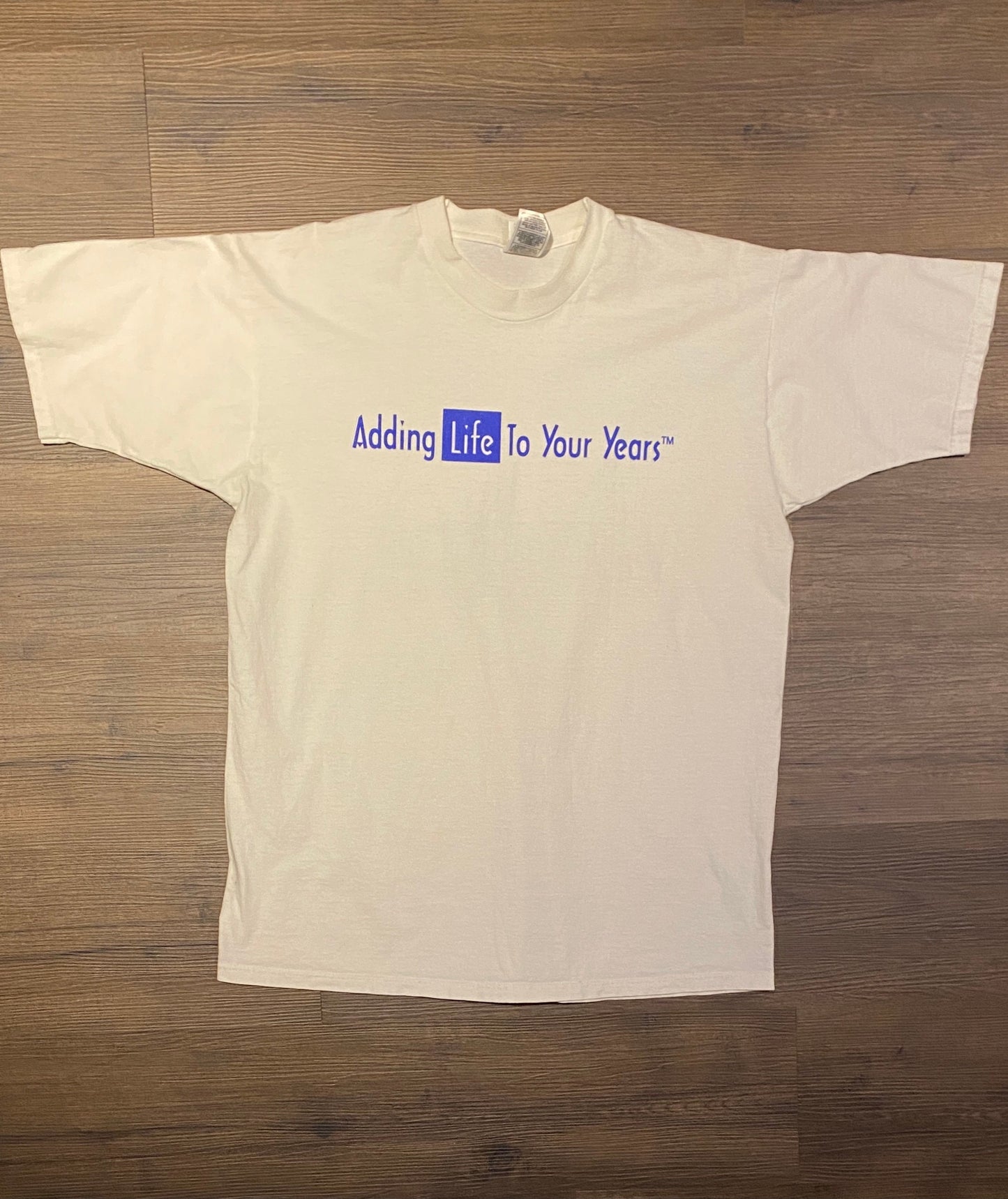 Serious Downtown Athletic Club Graphic Tee | Size X-Large | Vintage 1990s Promotional White T-Shirt | Free Shipping to USA |