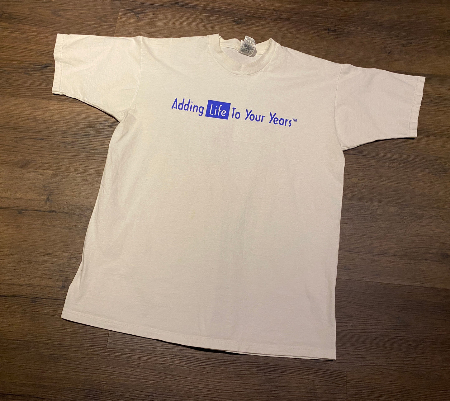 Serious Downtown Athletic Club Graphic Tee | Size X-Large | Vintage 1990s Promotional White T-Shirt | Free Shipping to USA |
