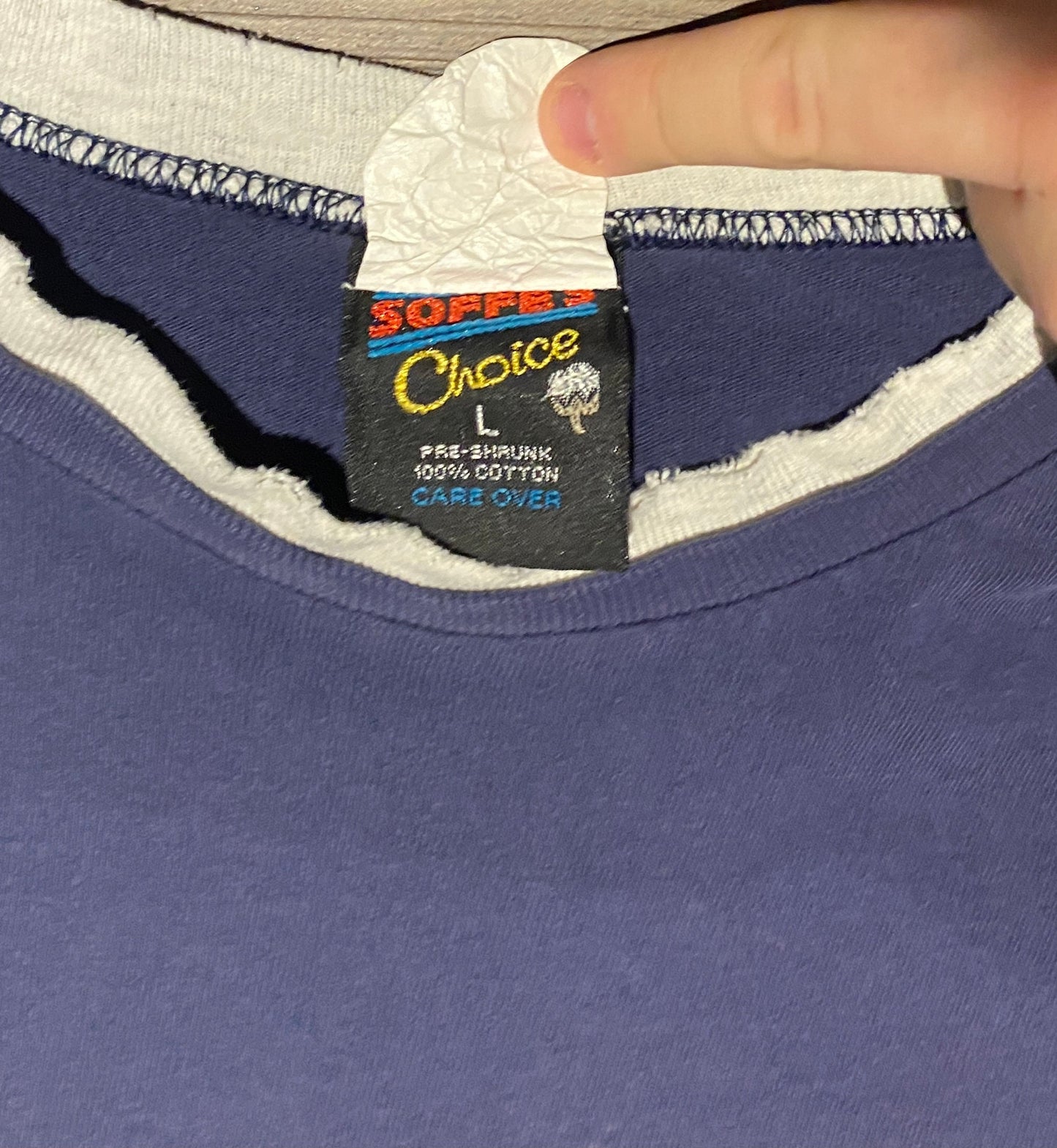Ocean City, Maryland Graphic Tee | Size Large | Vintage 1990s Tourist Promotional Layered T-Shirt | Made in USA | Free Shipping to USA |