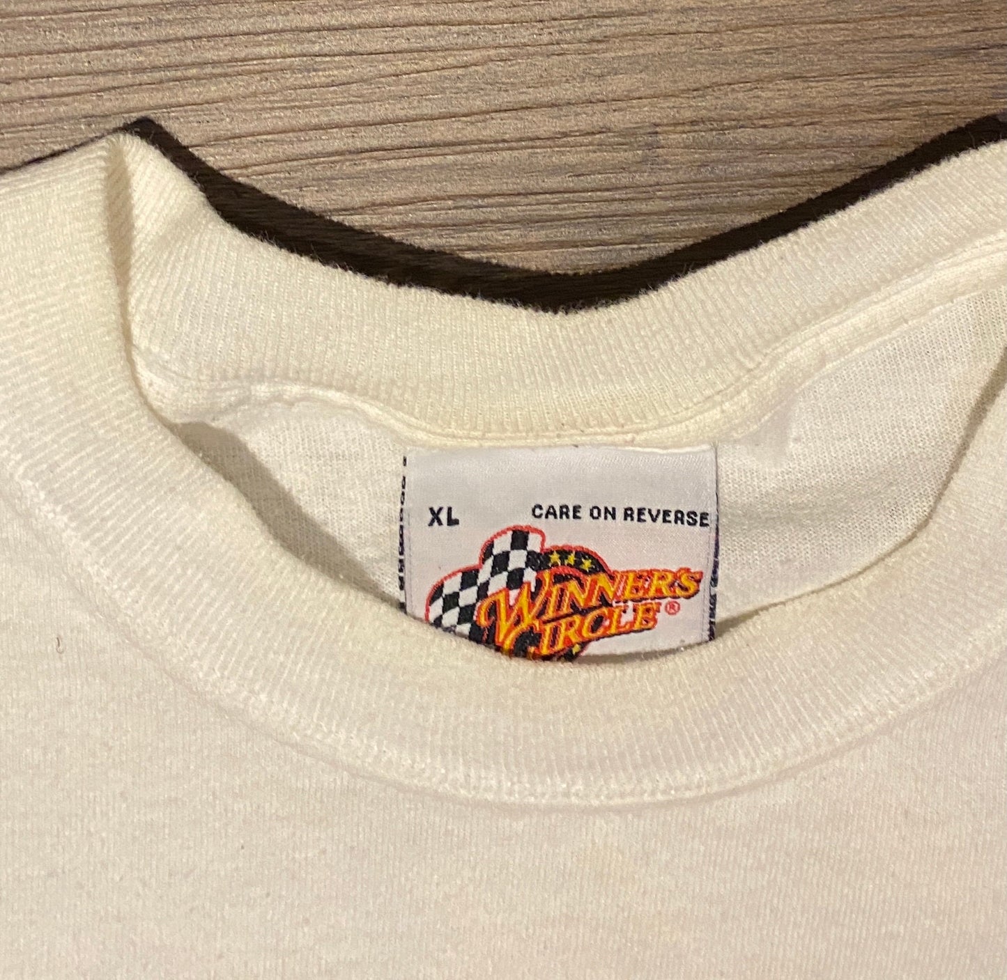 Dale Earnhardt Jr NASCAR Racing Graphic Tee | Size X-Large | Vintage 2000s White Racing T-Shirt | Winner's Circle | Free Shipping to USA |