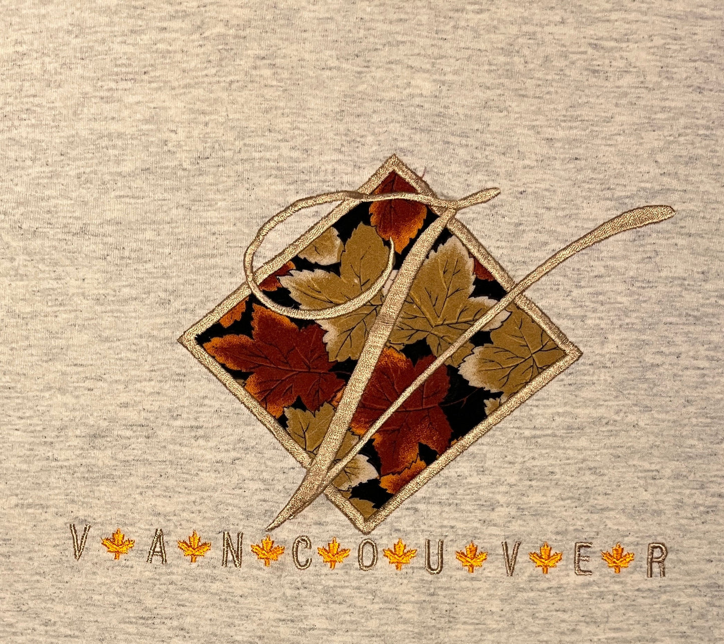 Vancouver, Canada Graphic Tee | Size Large | Vintage 1990s Promotional Tourist Grey T-Shirt | Made in Canada | Free Shipping to USA |