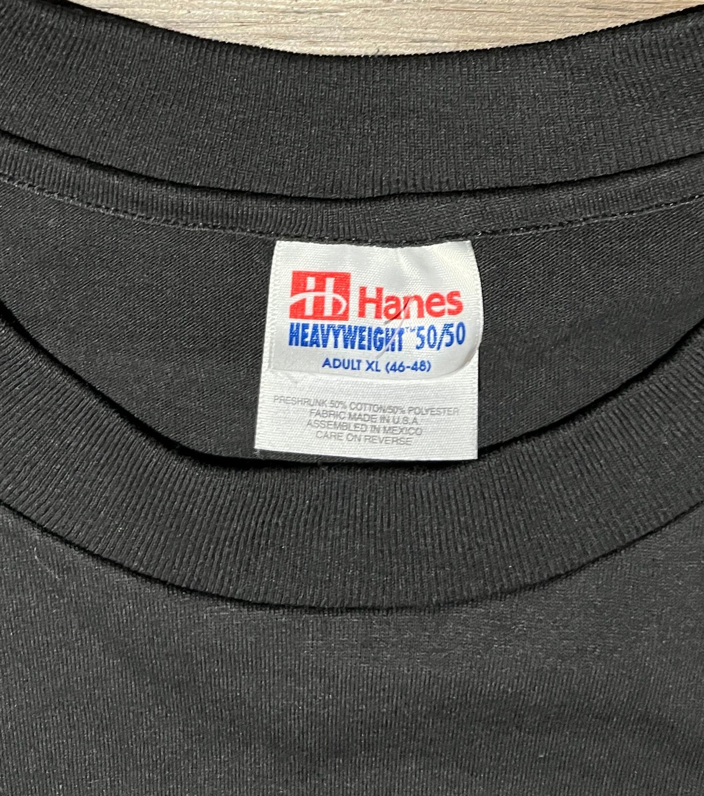 Paradise Casino Texas Hold 'Em Graphic Tee | Size X-Large | Vintage 2000s Promotional Black T-Shirt | Toronto, Ontario|Free Shipping to USA|