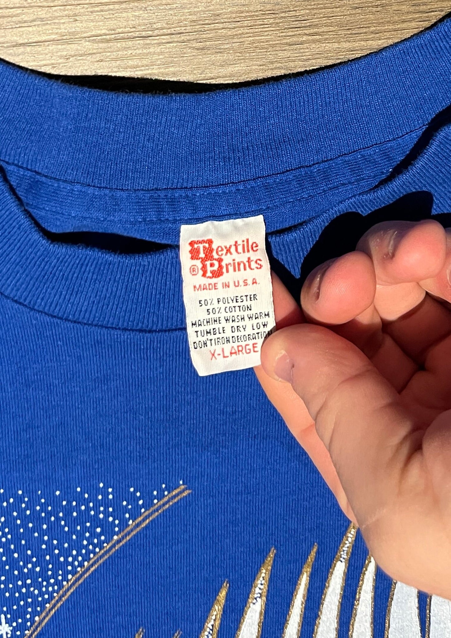 Myrtle Beach Sailboats Graphic Tee | Size X-Large | Vintage 1990s Single Stitch Tourist Blue T-Shirt | Made in USA | Free Shipping to USA |