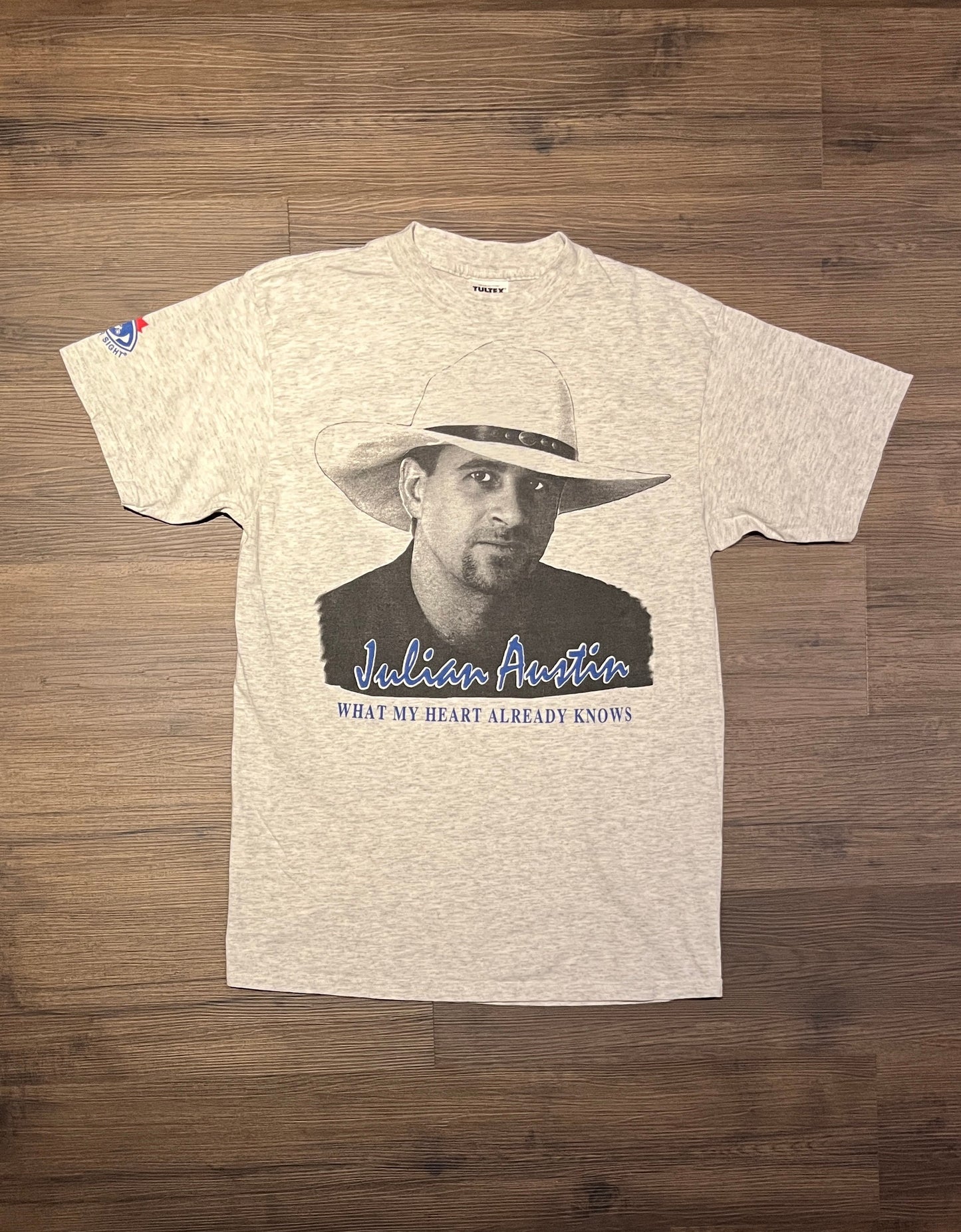 Julian Austin What My Heart Already Knows Tour 1997 Graphic Tee | Size Large | Vintage 1990s Canadian Country T-Shirt |