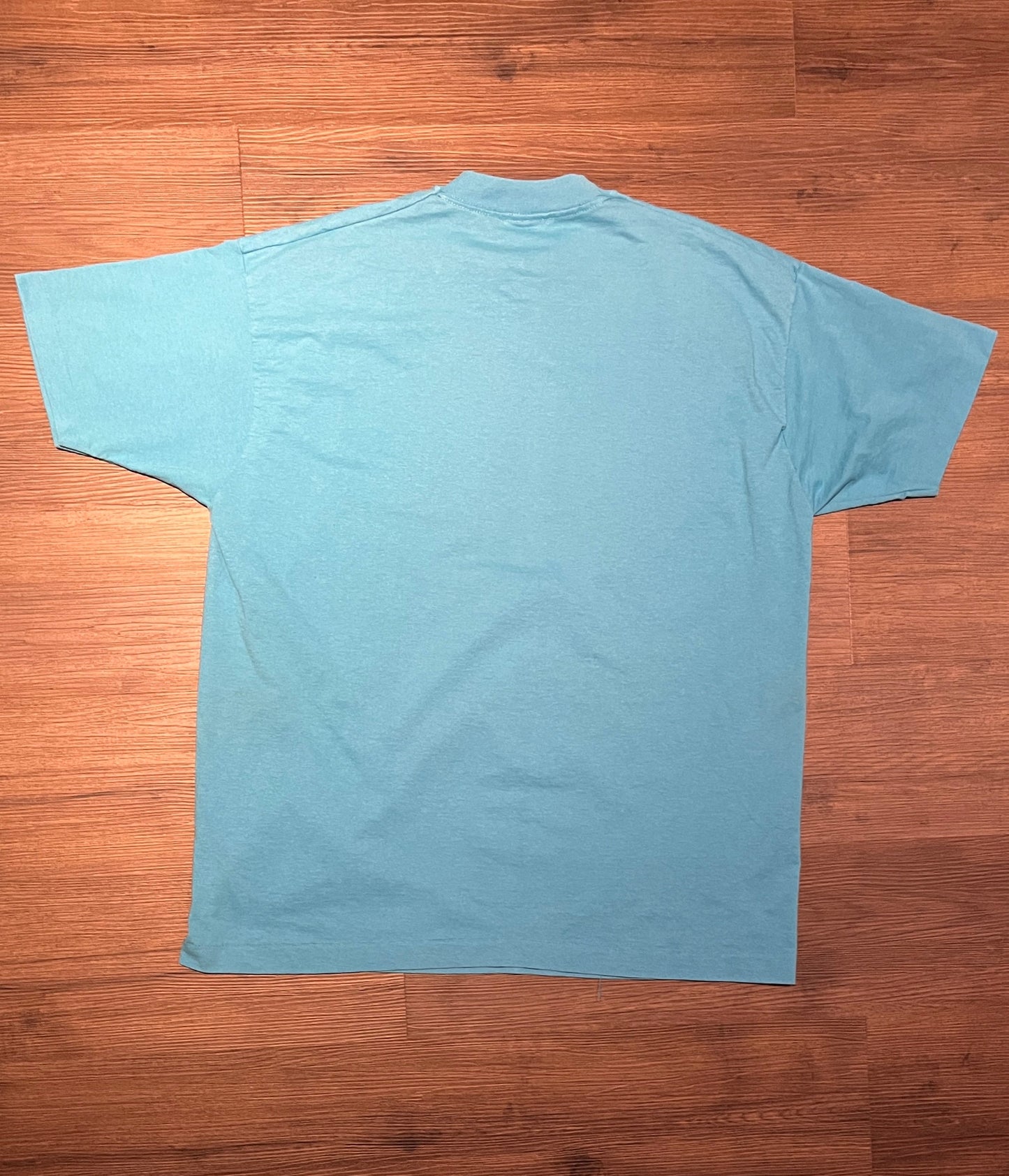 Liberty Flames Softball Graphic Tee | Size XX-Large | Vintage 1990s Single Stitch Blue T-Shirt | Made in USA | Free Shipping to USA |