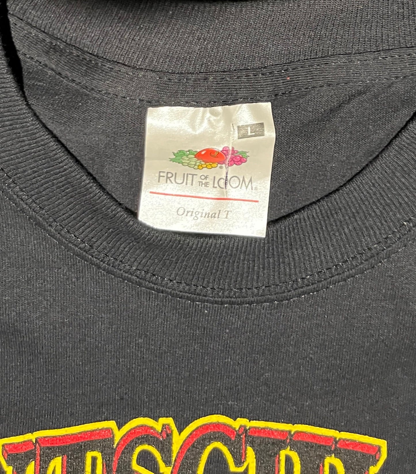 Deutschland Germany Graphic Tee | Size Large | Vintage 2000s Promotional Tourist Black T-Shirt | Free Shipping to USA |