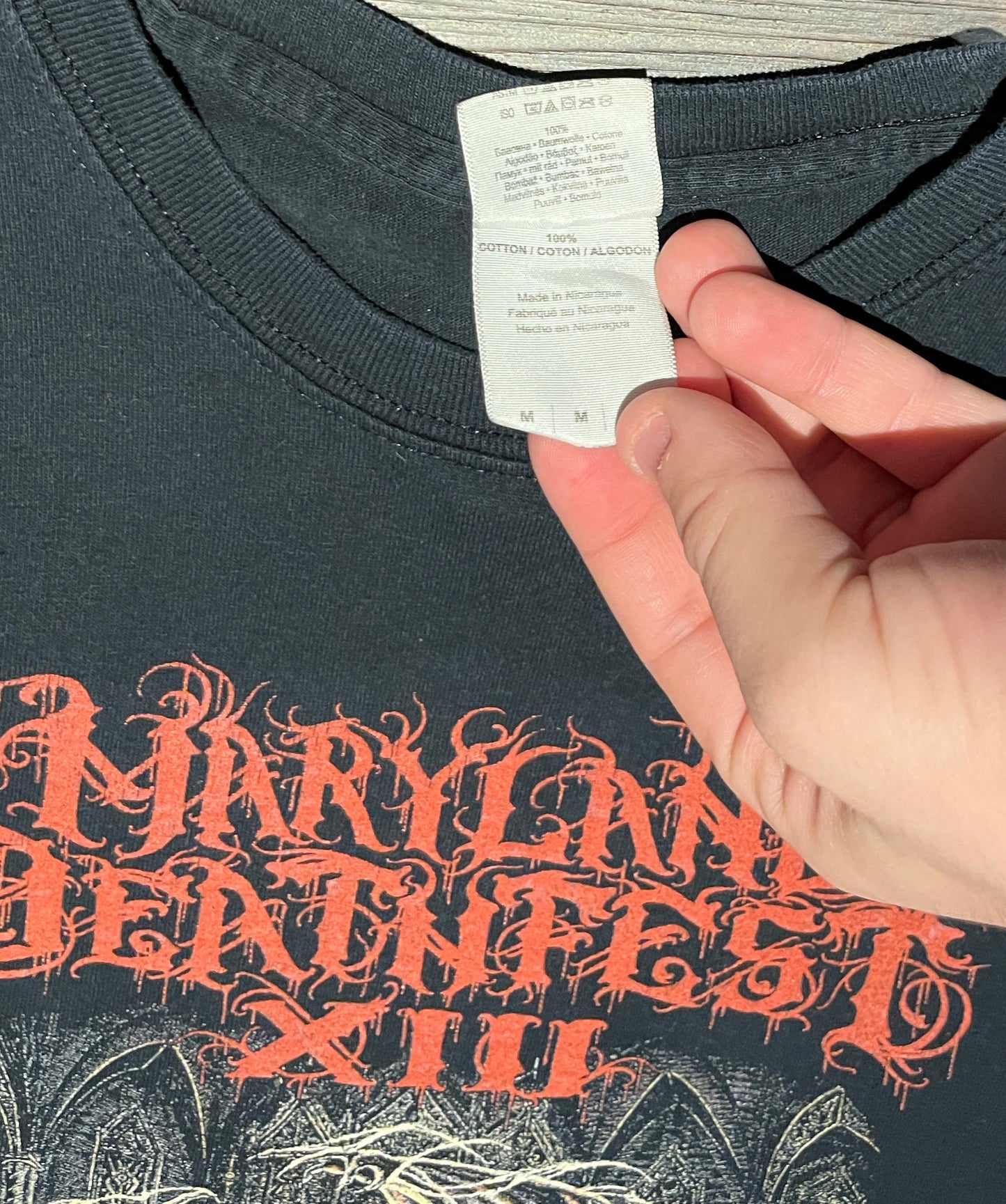 Maryland Deathfest XIII Graphic Tee | Size Medium | Vintage 2000s Heavy Metal Band Music Black T-Shirt | Free Shipping to USA |