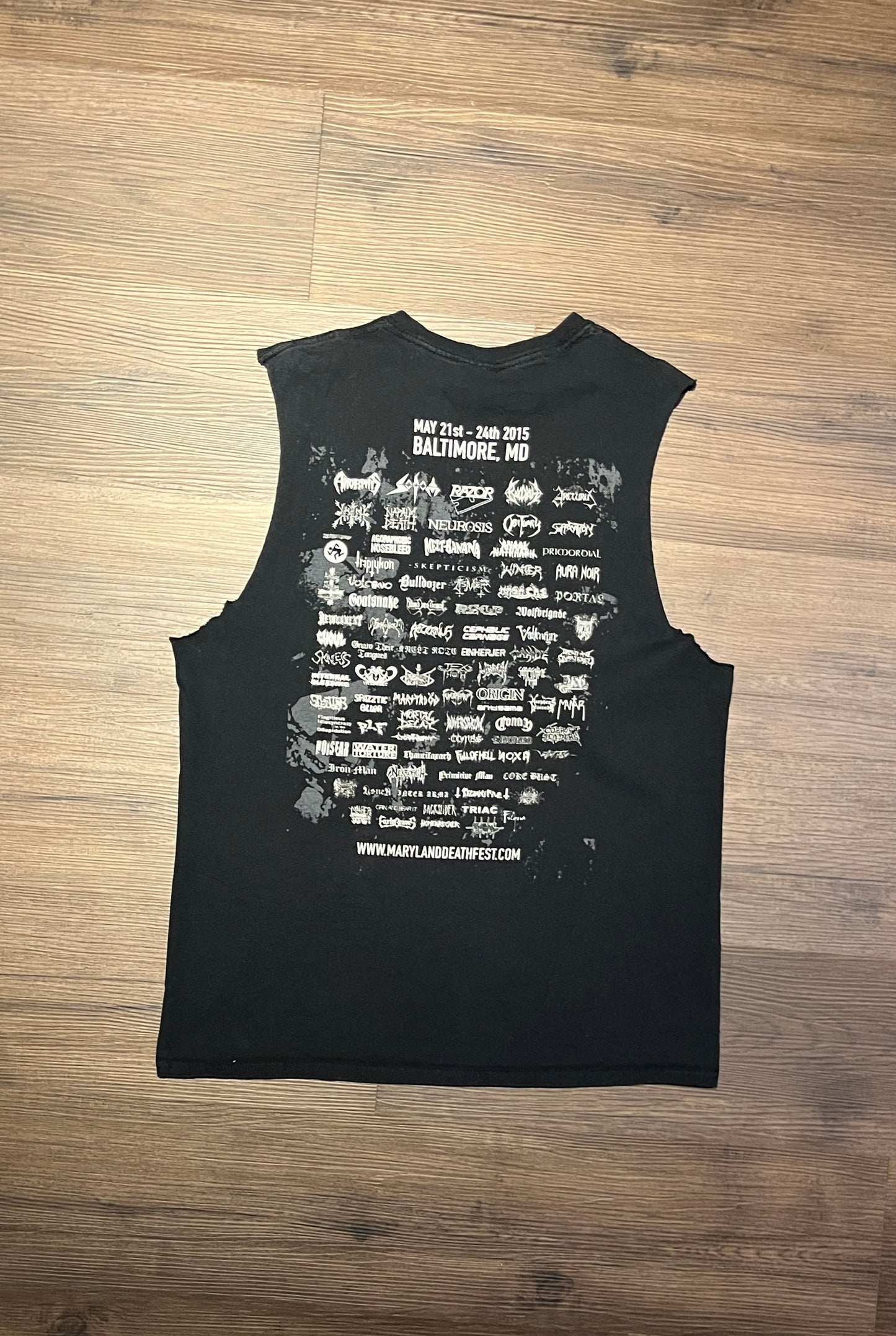 Maryland Deathfest XIII Graphic Tee | Size Medium | Vintage 2000s Heavy Metal Band Music Black T-Shirt | Free Shipping to USA |