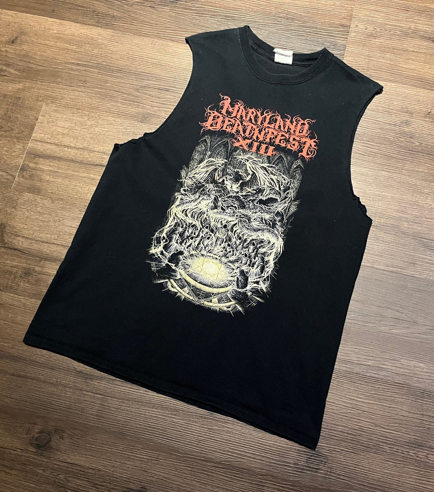 Maryland Deathfest XIII Graphic Tee | Size Medium | Vintage 2000s Heavy Metal Band Music Black T-Shirt | Free Shipping to USA |