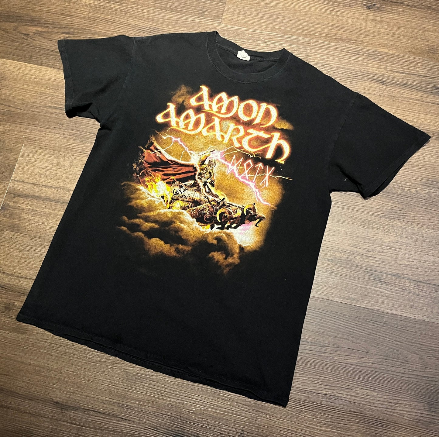 Amon Amarth Deceiver Of The Gods USA Tour 2014 Graphic Tee | Size Medium | Vintage 2000s Metal Band Black T-Shirt | Free Shipping to USA |