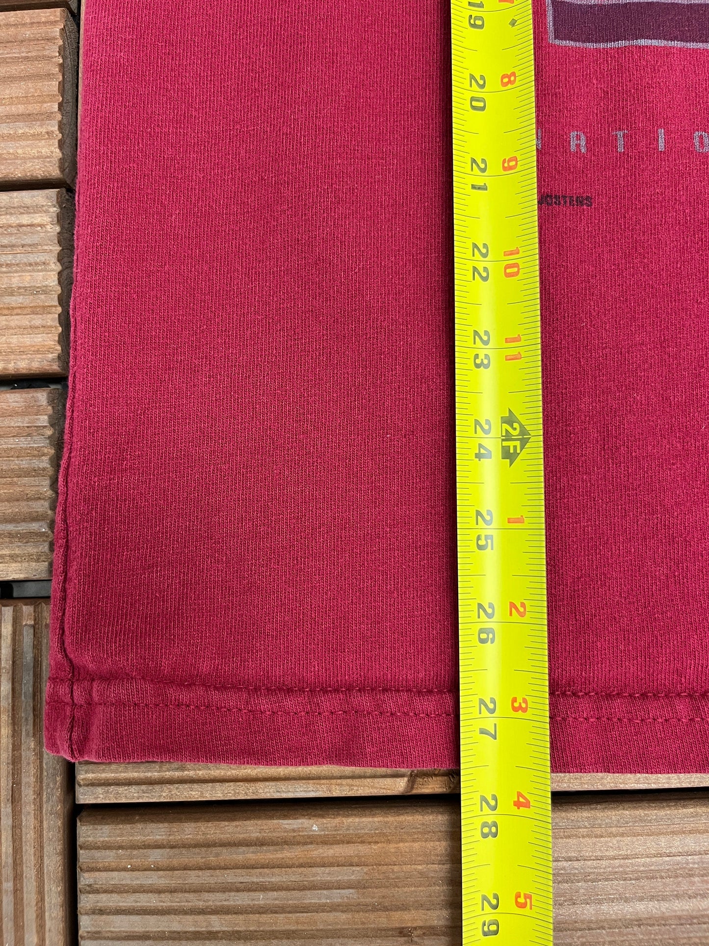 NFL Football Team Graphic Tee | Size Large | Vintage 1990s NFL Football Red T-Shirt | Jostens Made in USA Tag | Free Shipping to America |