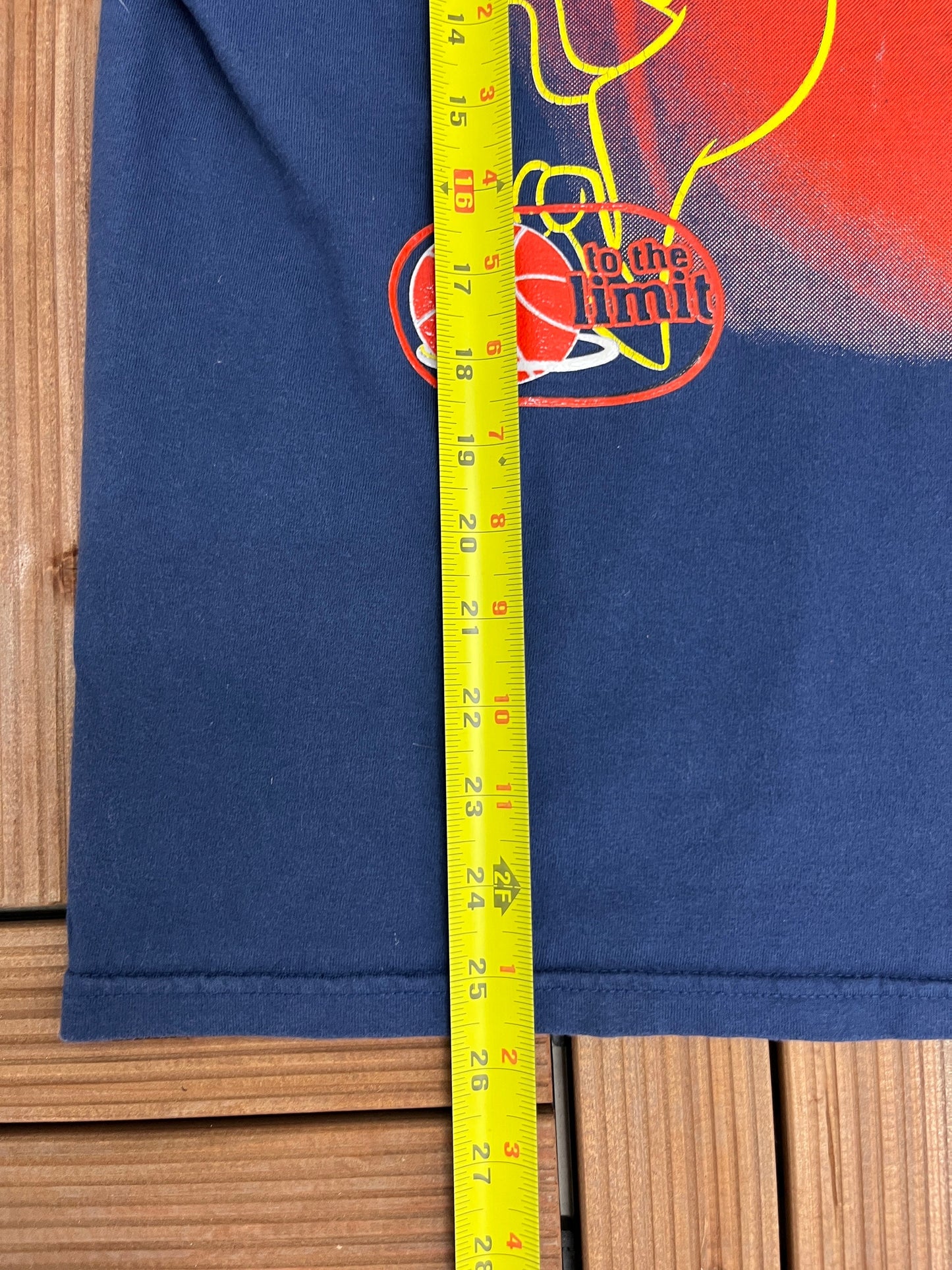 Scooby Doo Basketball Graphic Tee | Size X-Large | Vintage 2000s Promotional Cartoon Television Blue T-Shirt | Free Shipping to USA |