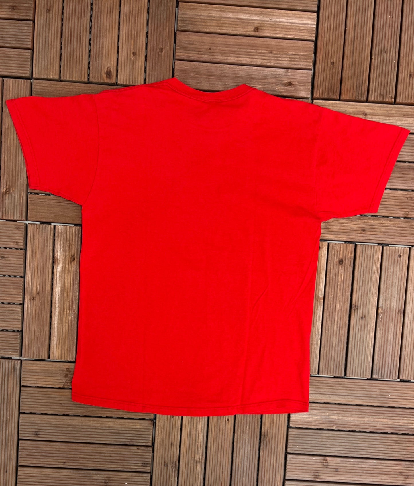 Broadway New York Embroidered Graphic Tee | Size Large | Vintage 2000s Promotional Tourist Red T-Shirt | Free Shipping to USA|