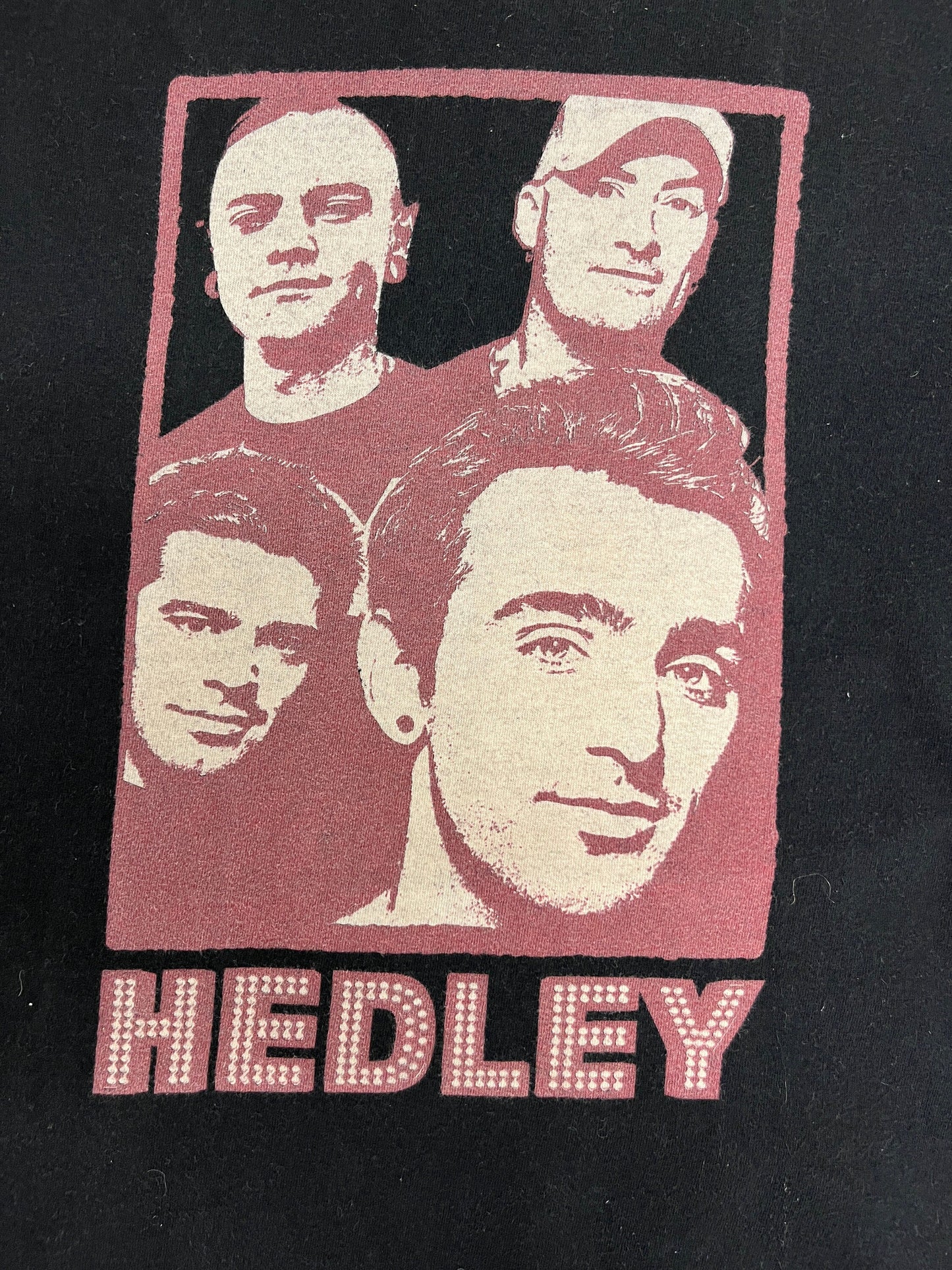 Hedley The Show Must Go Tour Graphic Tee | Size Small | Vintage 2000s Pop Rock Band Black T-Shirt |