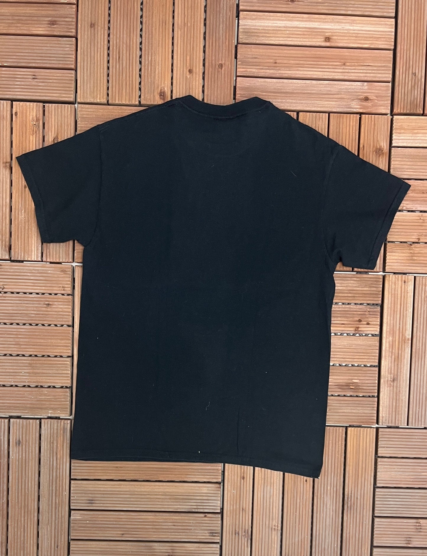 Batman Matte Black Graphic Tee | Size Medium | Vintage 2000s Superhero Promotional Black T-Shirt |