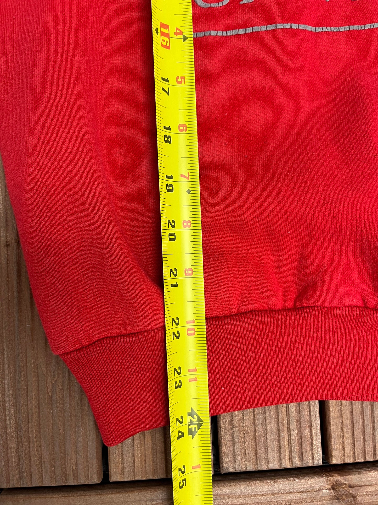 The Ohio State University Buckeyes Graphic Crewneck | Size Medium | Vintage 1980s College Red Sweater |