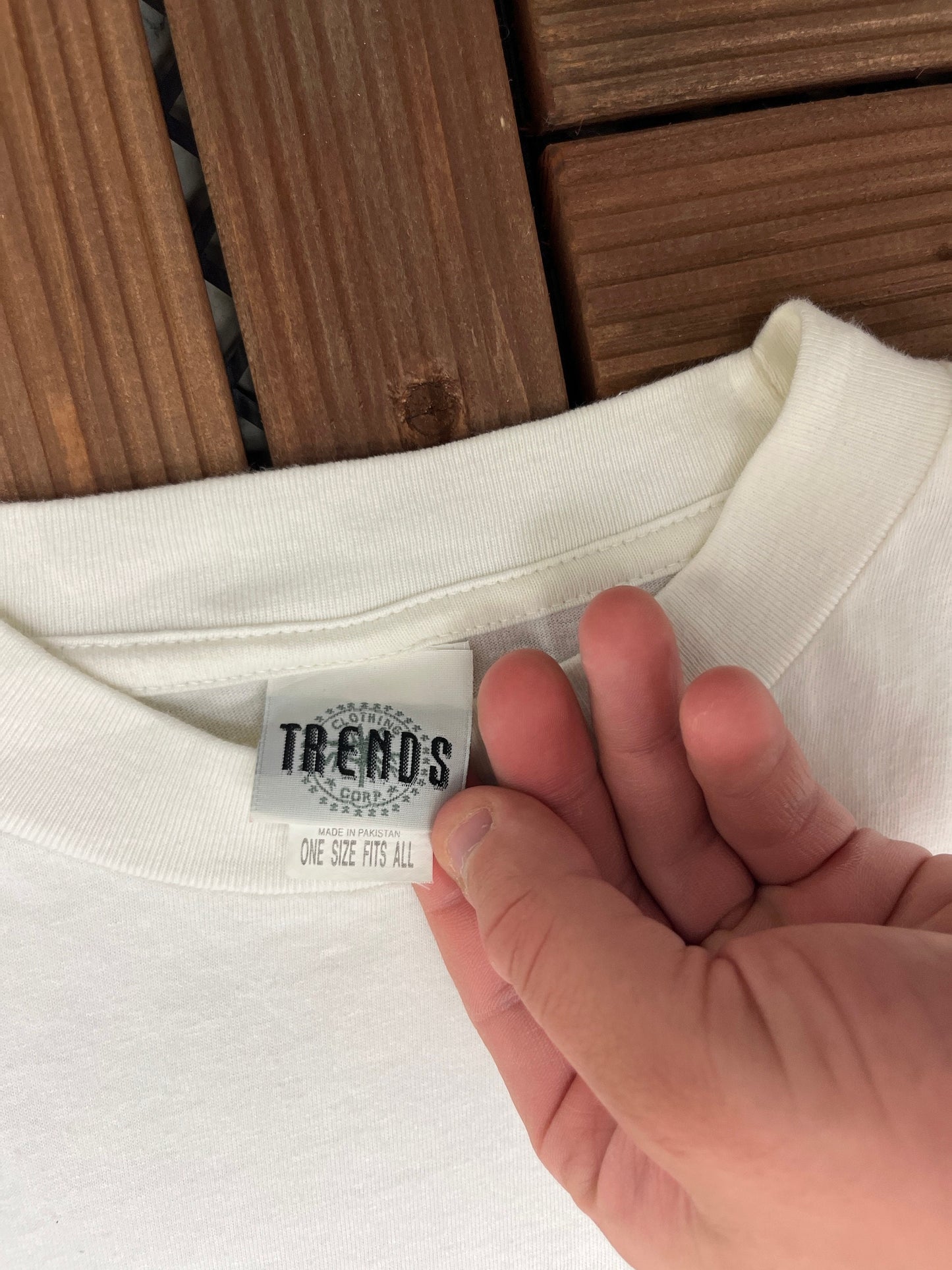 Active Pro Sport Warm Up Gear Graphic Tee | One Size Fits All | Vintage 1990s Branded Promotional White T-Shirt | Free Shipping to USA|