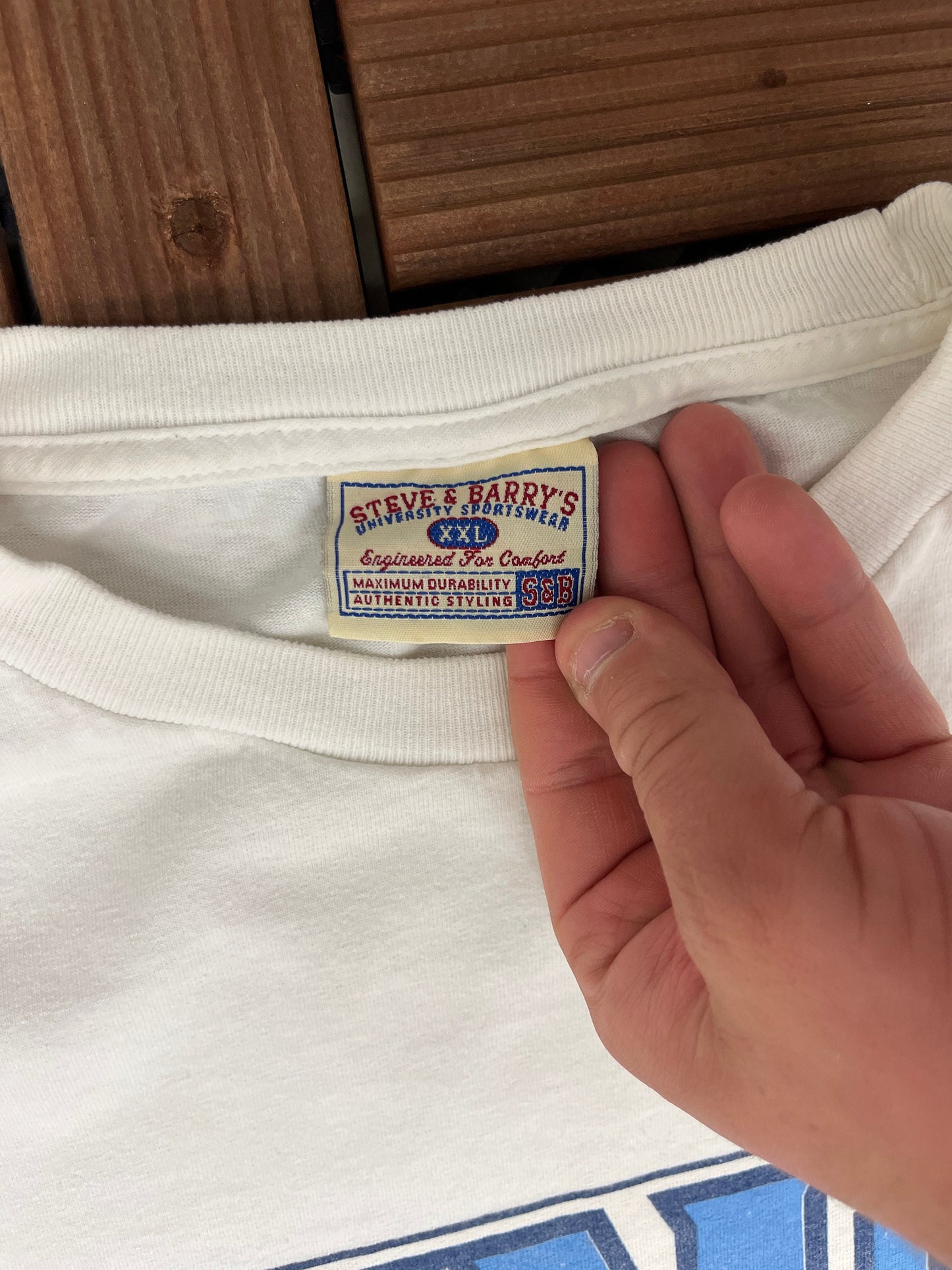 North Carolina Tar Heels Graphic Tee | Size XX-Large | Vintage 1990s College Sports White Long Sleeve T-Shirt | Free Shipping to USA |