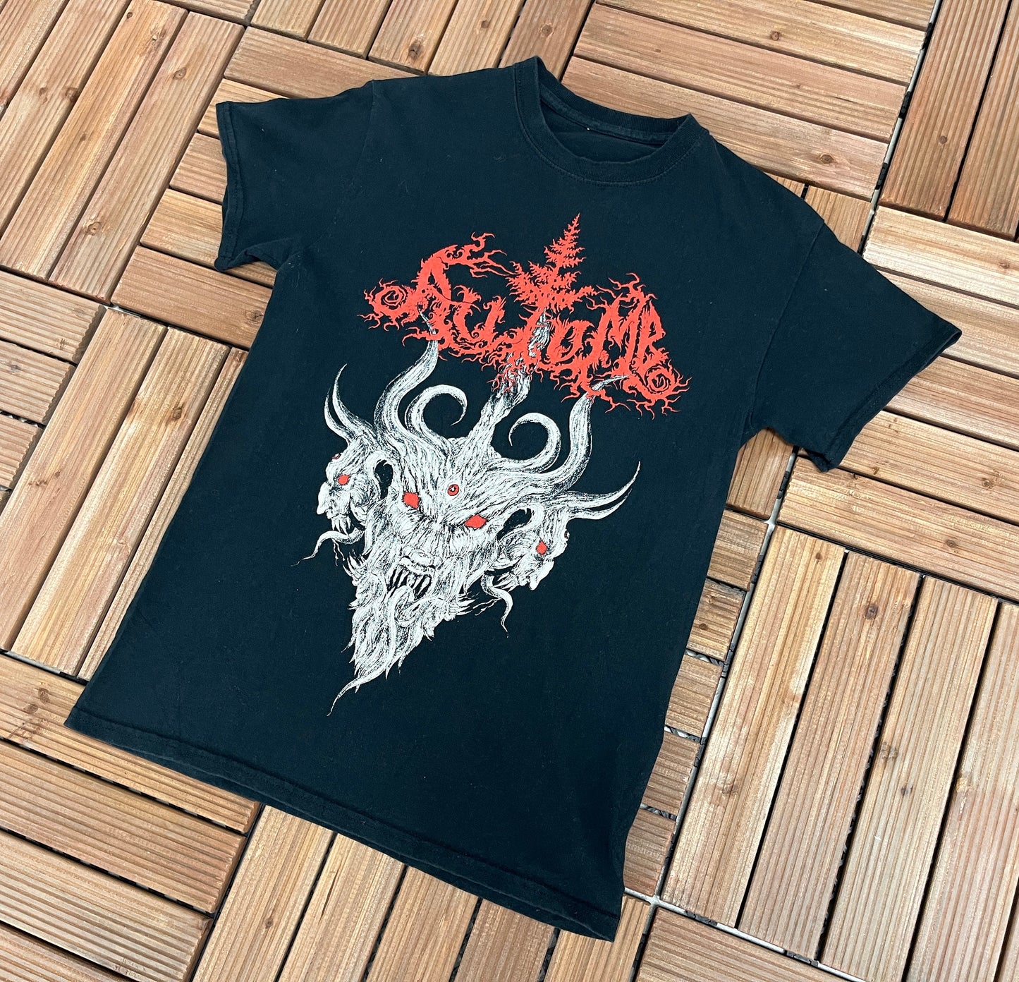 Automb Death Metal Band Graphic Tee | Size Small | Vintage 2000s Heavy Death Metal Band Music Black T-Shirt | Free Shipping to USA |