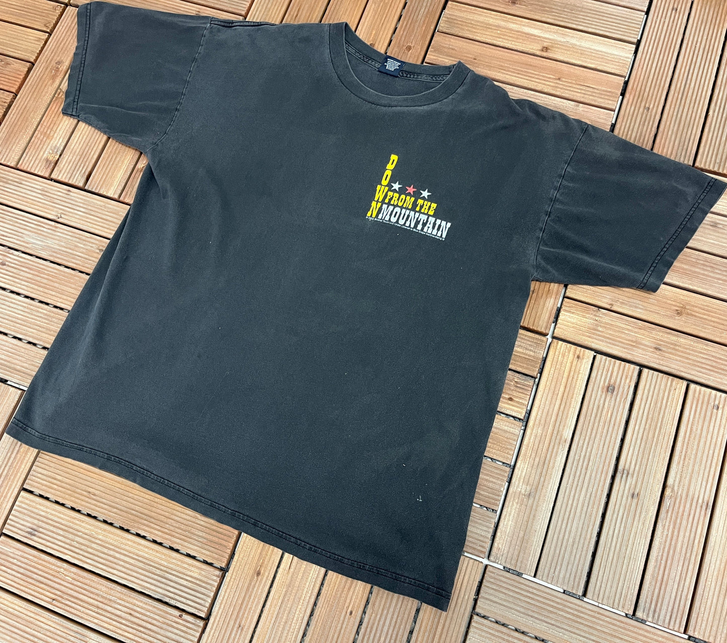 Down From The Mountain 2002 Graphic Tee | Size X-Large | Vintage 1990s Country Music & Film Promotional Black T-Shirt |Free Shipping to USA|