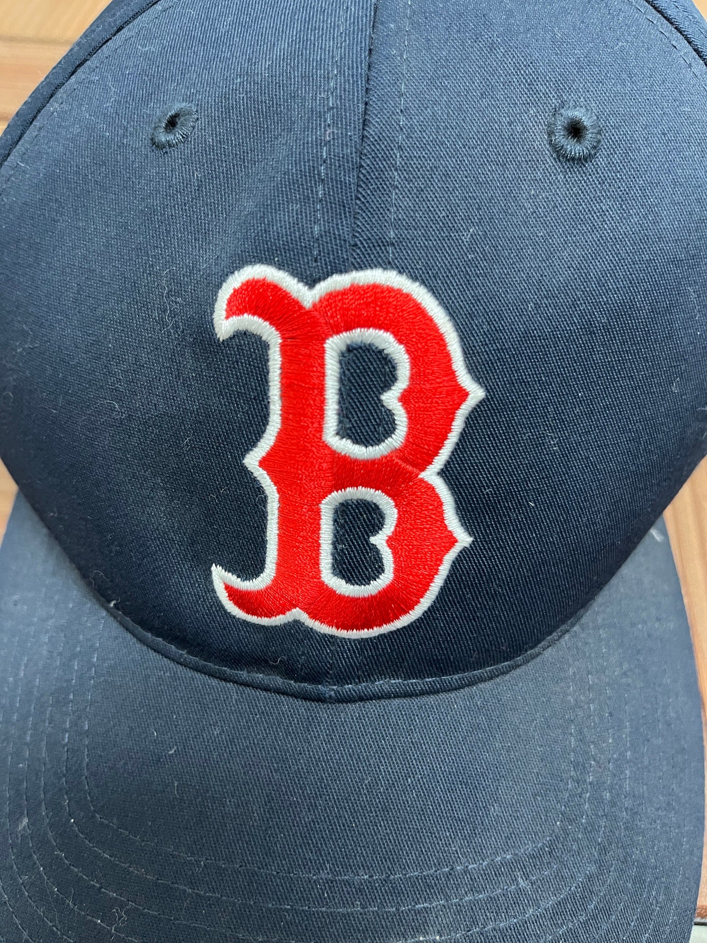 Boston Red Sox Embroidered Hat | Adjustable With Snap Back | Vintage Early 2000s MLB Baseball Blue Cap |
