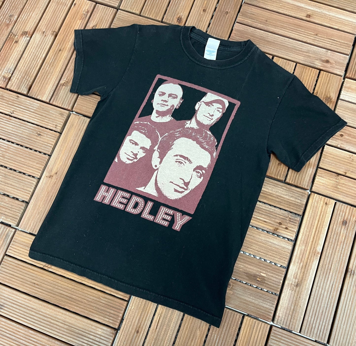 Hedley The Show Must Go Tour Graphic Tee | Size Small | Vintage 2000s Pop Rock Band Black T-Shirt |