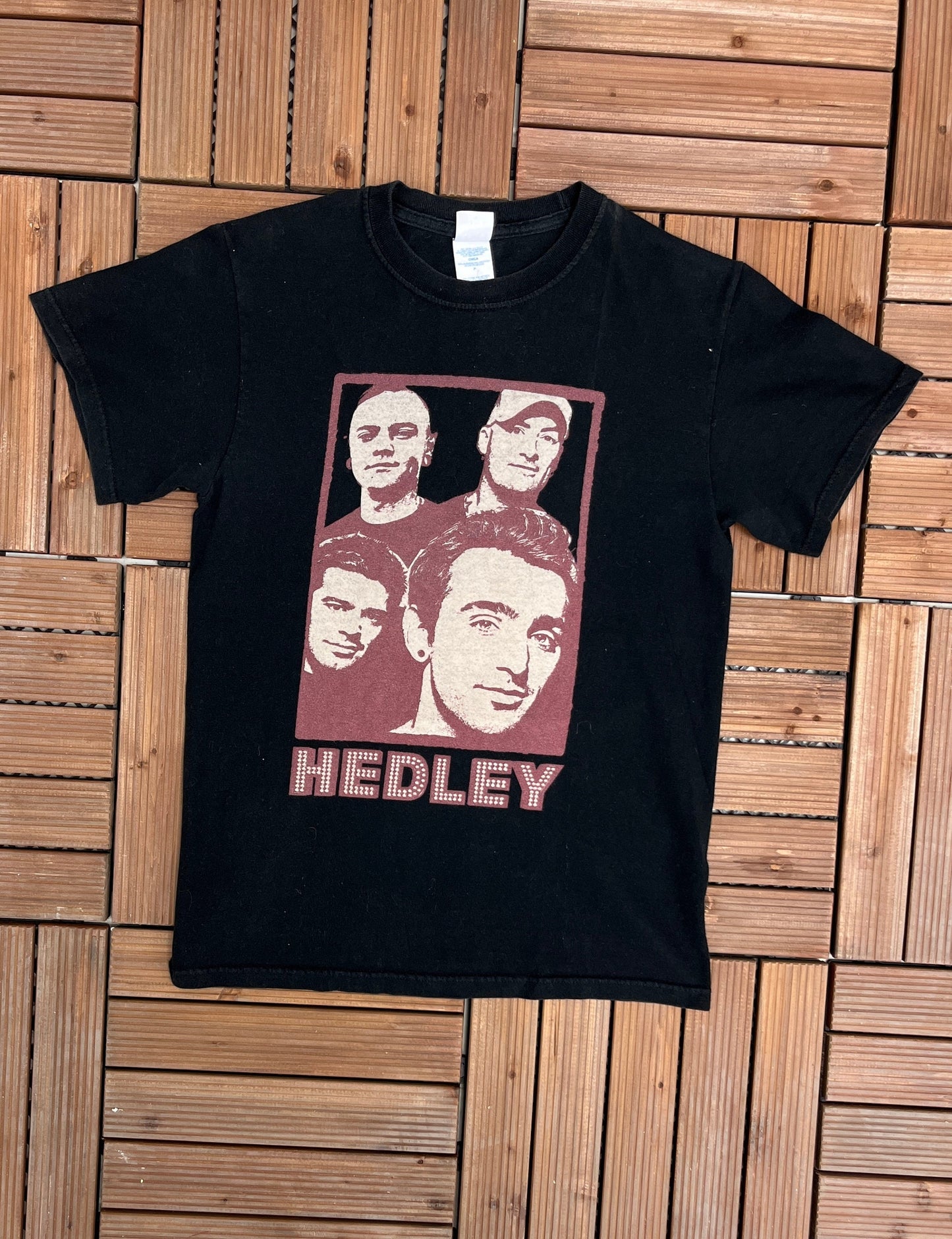 Hedley The Show Must Go Tour Graphic Tee | Size Small | Vintage 2000s Pop Rock Band Black T-Shirt |