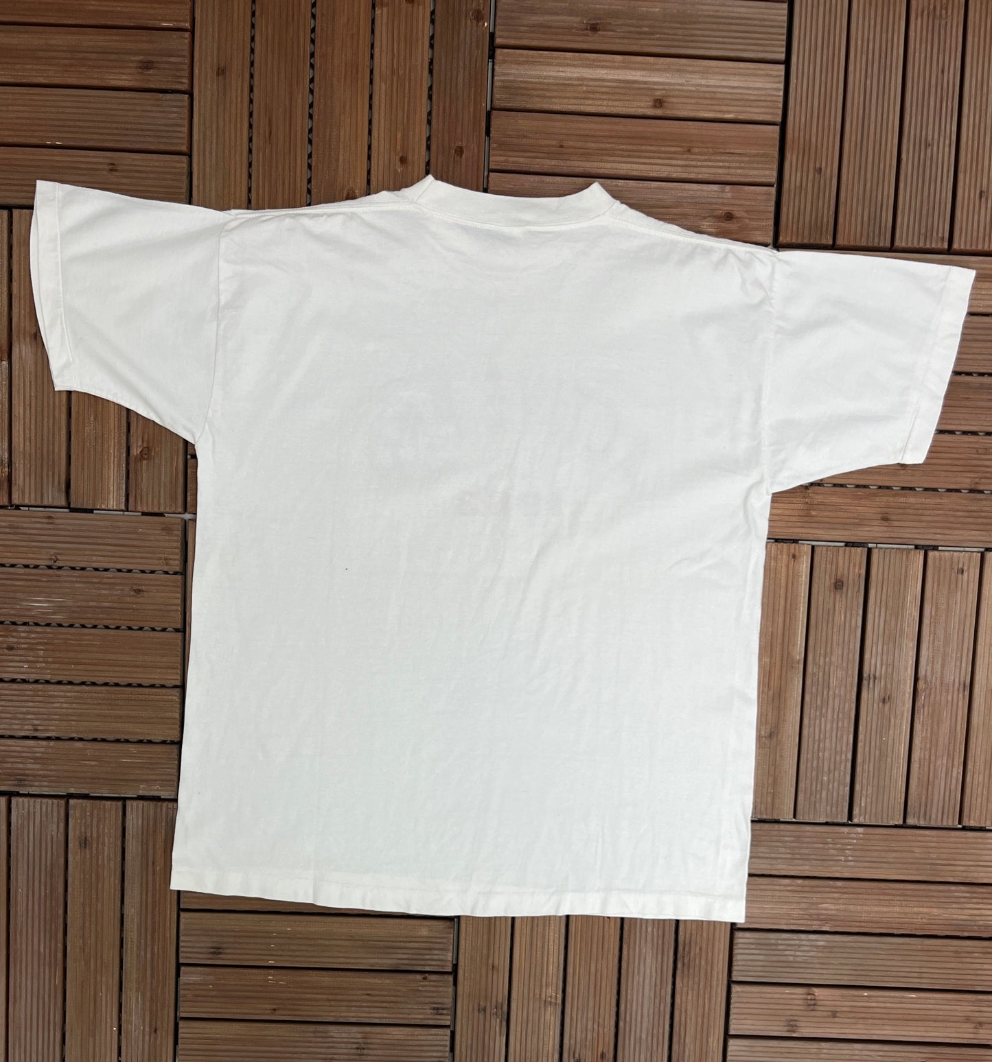 Active Pro Sport Warm Up Gear Graphic Tee | One Size Fits All | Vintage 1990s Branded Promotional White T-Shirt | Free Shipping to USA|