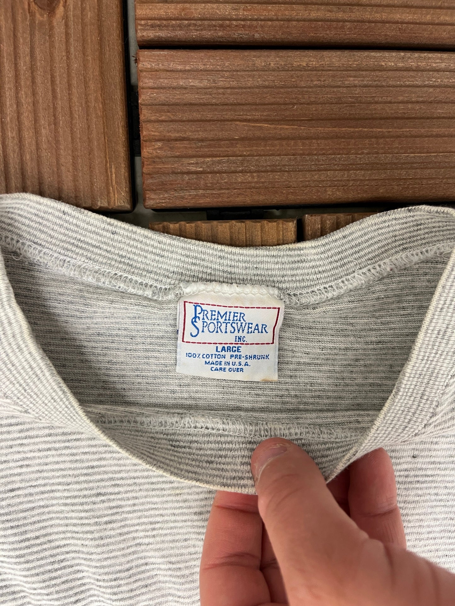 Bellefontaine Chiefs High School Graphic Tee | Size Large | Vintage 1990s Single Stitch Grey T-Shirt | Made in USA | Free Shipping to USA |