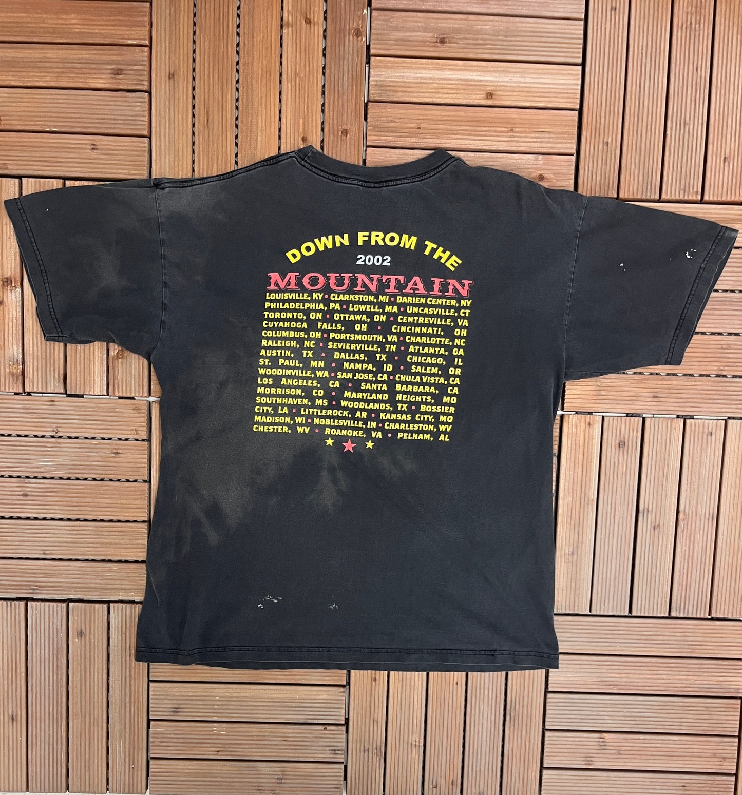 Down From The Mountain 2002 Graphic Tee | Size X-Large | Vintage 1990s Country Music & Film Promotional Black T-Shirt |Free Shipping to USA|