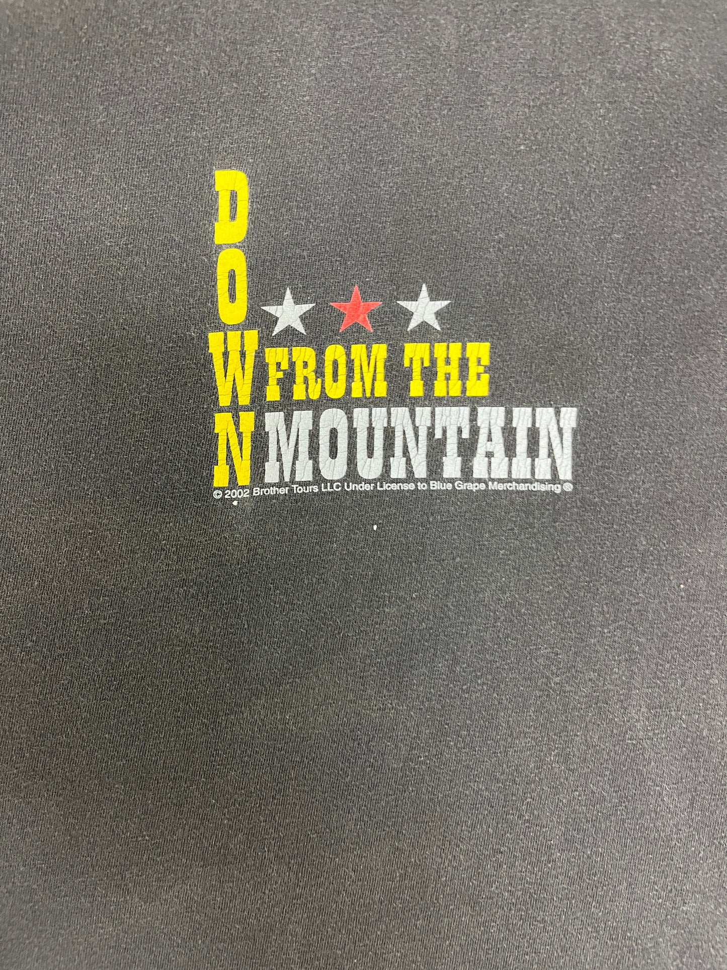 Down From The Mountain 2002 Graphic Tee | Size X-Large | Vintage 1990s Country Music & Film Promotional Black T-Shirt |Free Shipping to USA|
