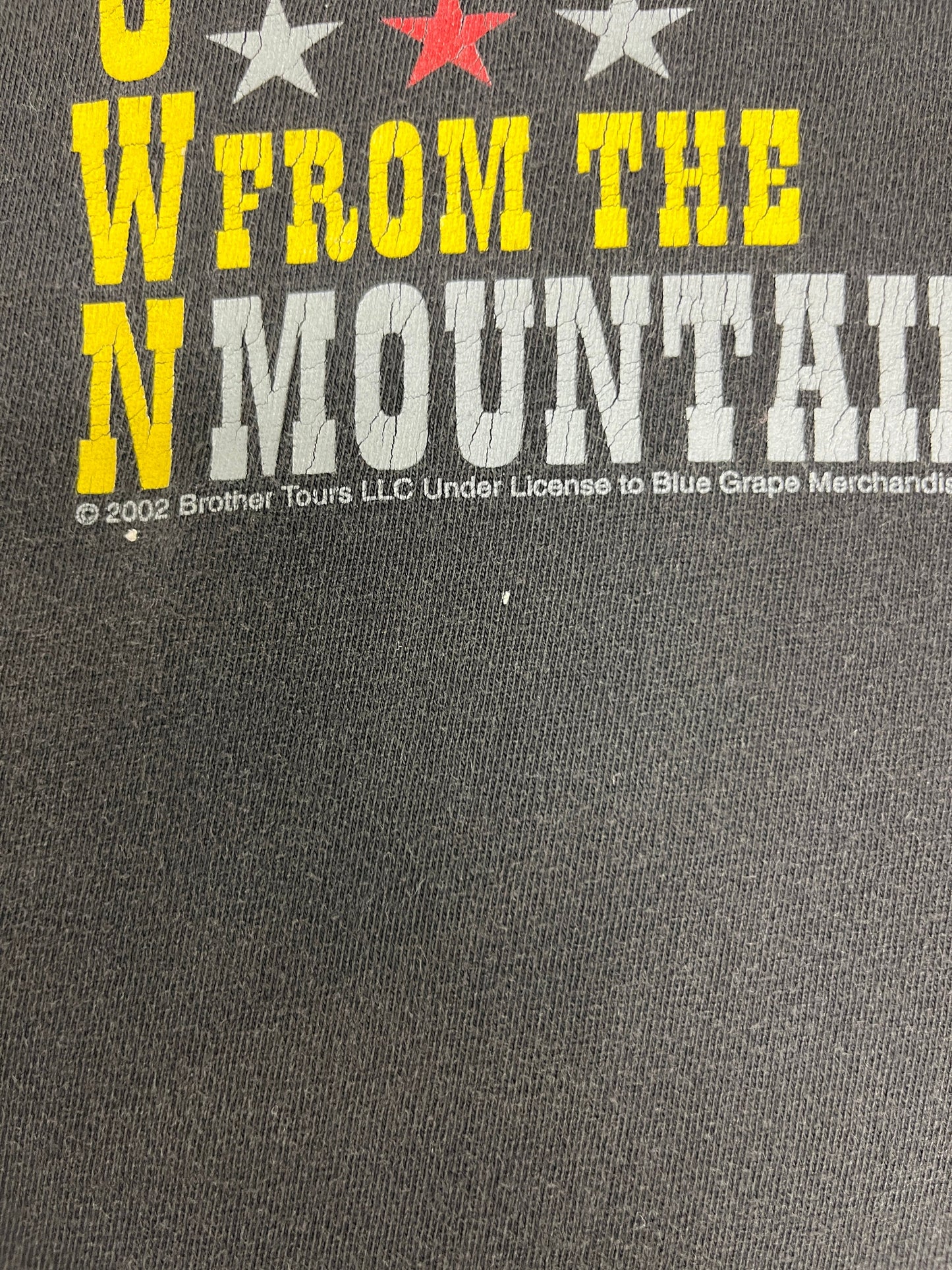 Down From The Mountain 2002 Graphic Tee | Size X-Large | Vintage 1990s Country Music & Film Promotional Black T-Shirt |Free Shipping to USA|