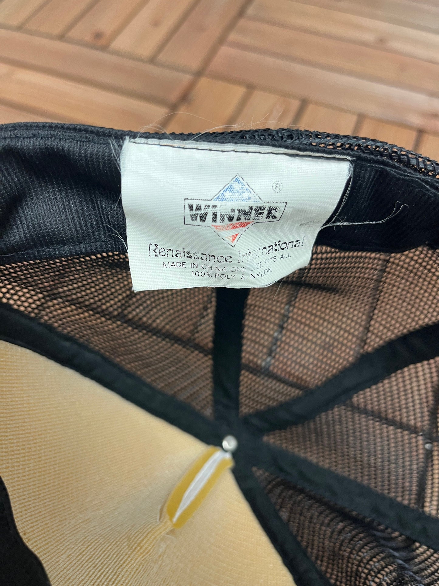 Jack Daniels Made Me Do It! Graphic Trucker Hat | Adjustable With Snap Back | Vintage 1990s Alcohol Promotional Cap |