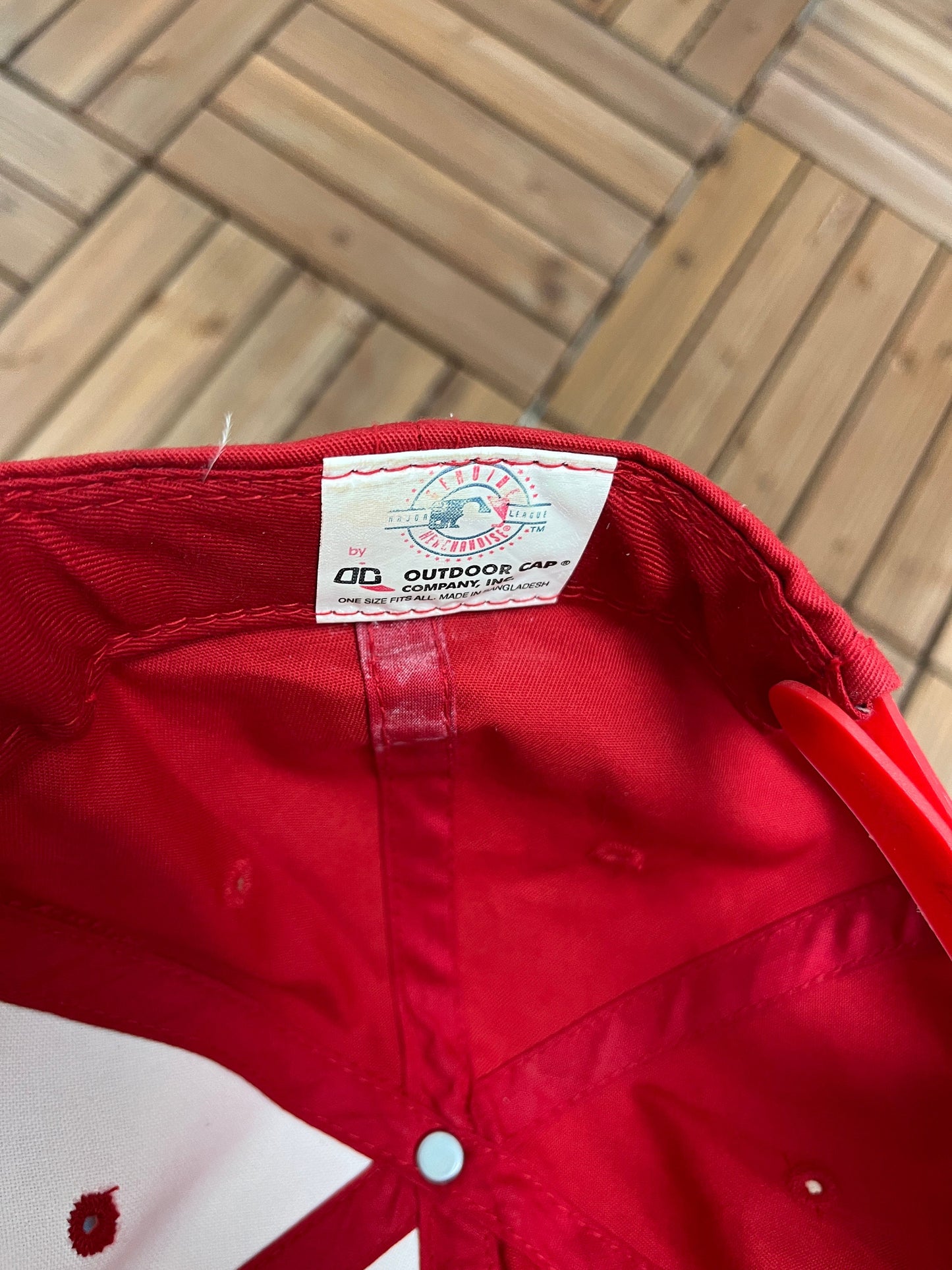 Boston Red Sox Embroidered Hat | Snap Back | Vintage 1990s MLB Baseball Red Baseball Cap |