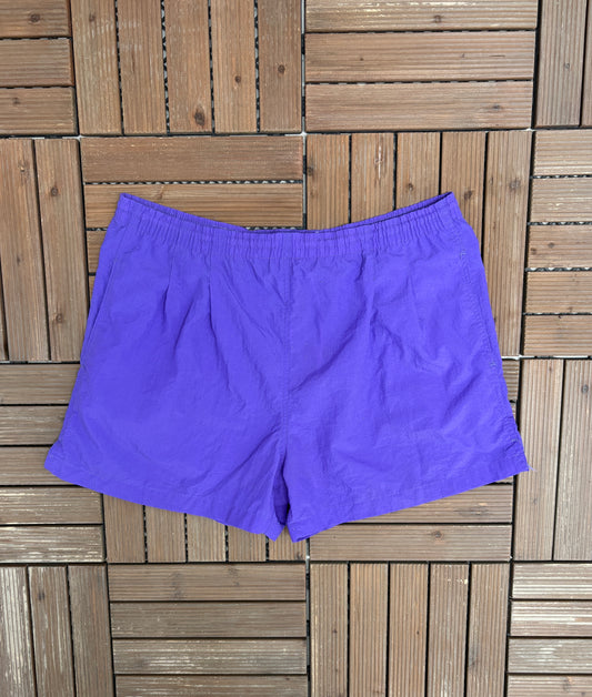 Gear For Sports Graphic Shorts | Size Large | Vintage 1990s Branded Purple Shorts |