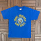 West Feliciana Navy Saints Graphic Tee | Size Large | Vintage 1990s Single Stitch Blue T-Shirt |