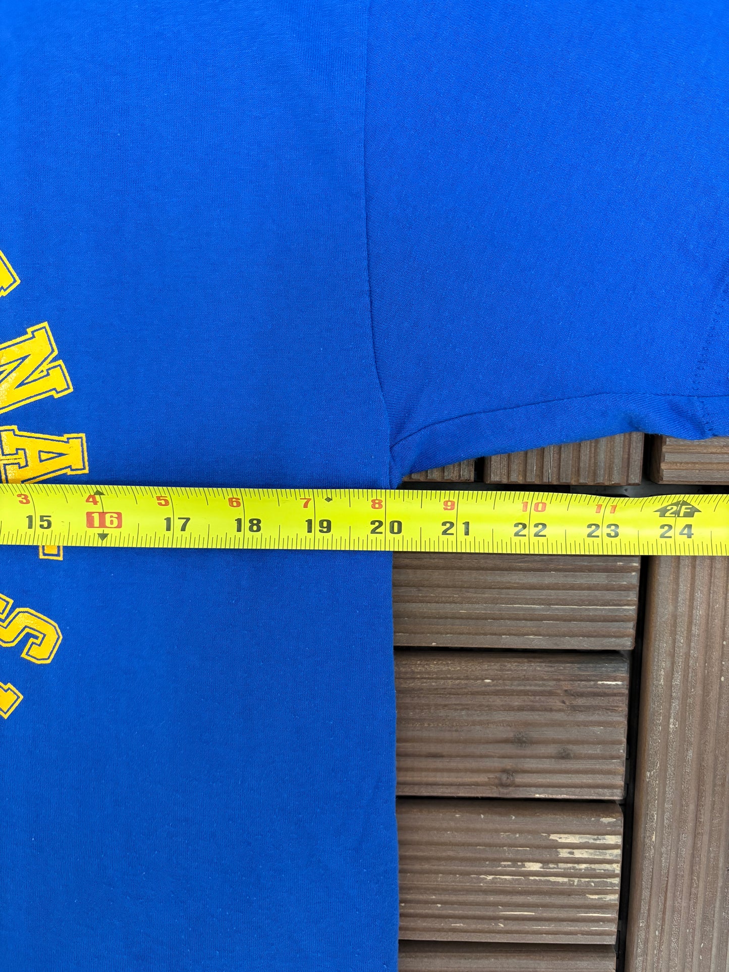 West Feliciana Navy Saints Graphic Tee | Size Large | Vintage 1990s Single Stitch Blue T-Shirt |