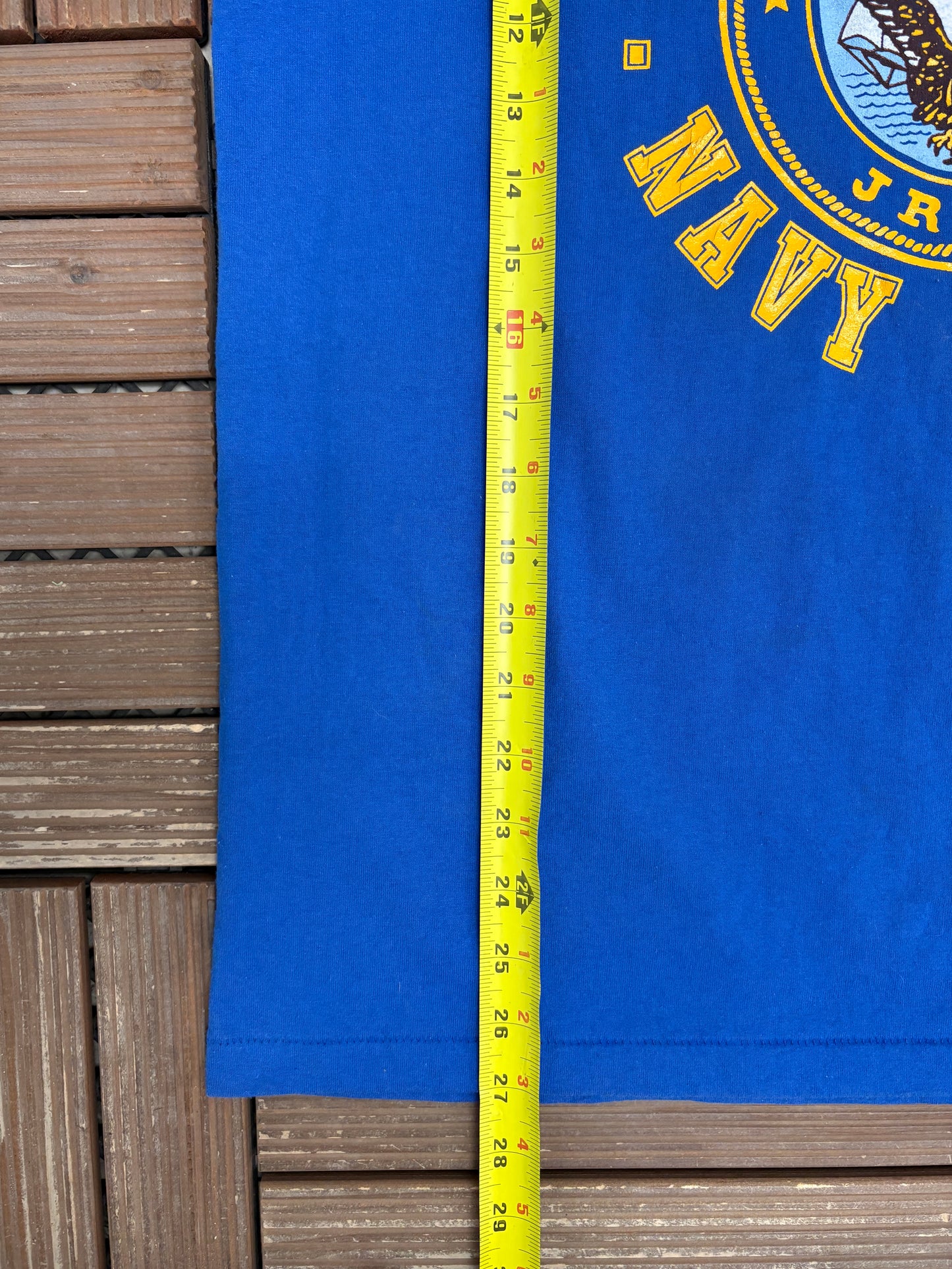 West Feliciana Navy Saints Graphic Tee | Size Large | Vintage 1990s Single Stitch Blue T-Shirt |