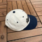 Milwaukee Brewers Graphic Hat | Strap Back | Vintage 2000s MLB Baseball White Cap |