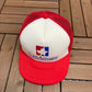 Can-Am Holidays Graphic Hat | Snap Back | Vintage 1990s White Trucker Cap |