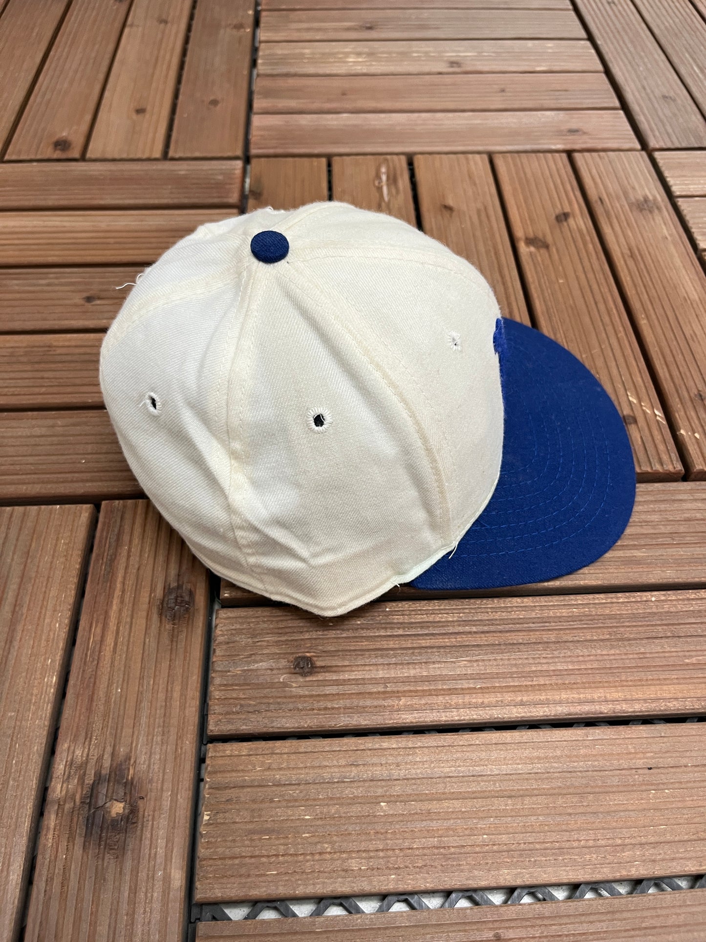 Montreal Royals Graphic Hat | Size 7 1/8 | Vintage 1990s MiLB Baseball White Cap |