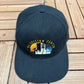 ABC Television Center Embroidered Graphic Hat | Snap Back | Vintage 1990s Promotional Black Cap |