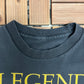 Bob Marley Legend Graphic Tee | Size Small | Vintage 2000s Promotional Reggae Music Black T-Shirt |