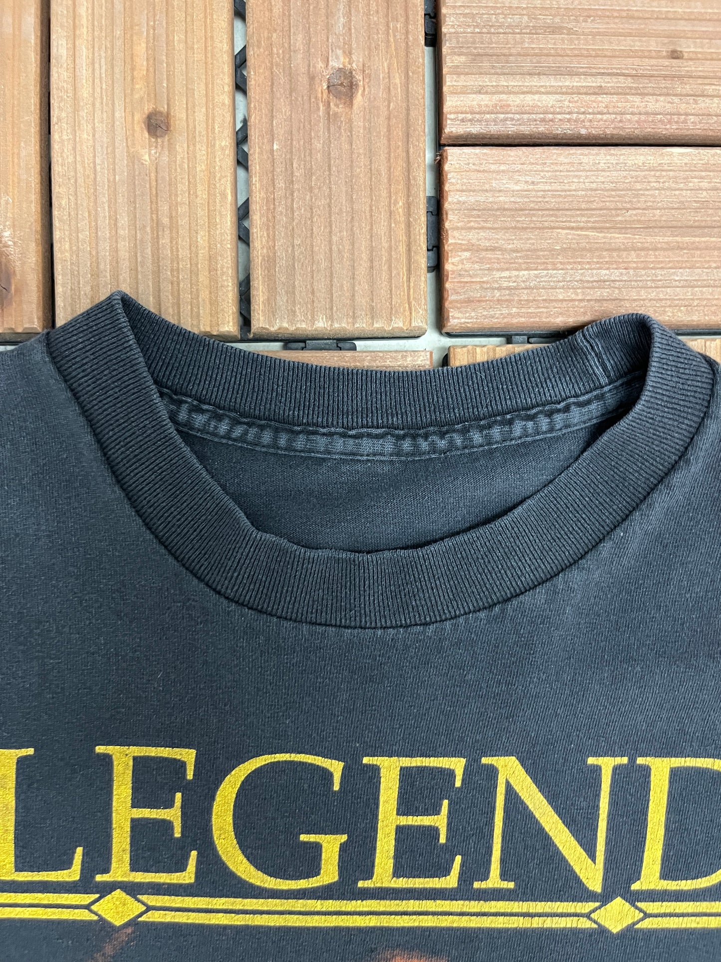 Bob Marley Legend Graphic Tee | Size Small | Vintage 2000s Promotional Reggae Music Black T-Shirt |