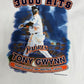 Tony Gwynn 3,000 Hits San Diego Padres Graphic Tee | Size X-Large | Vintage 1990s MLB Baseball White T-Shirt |