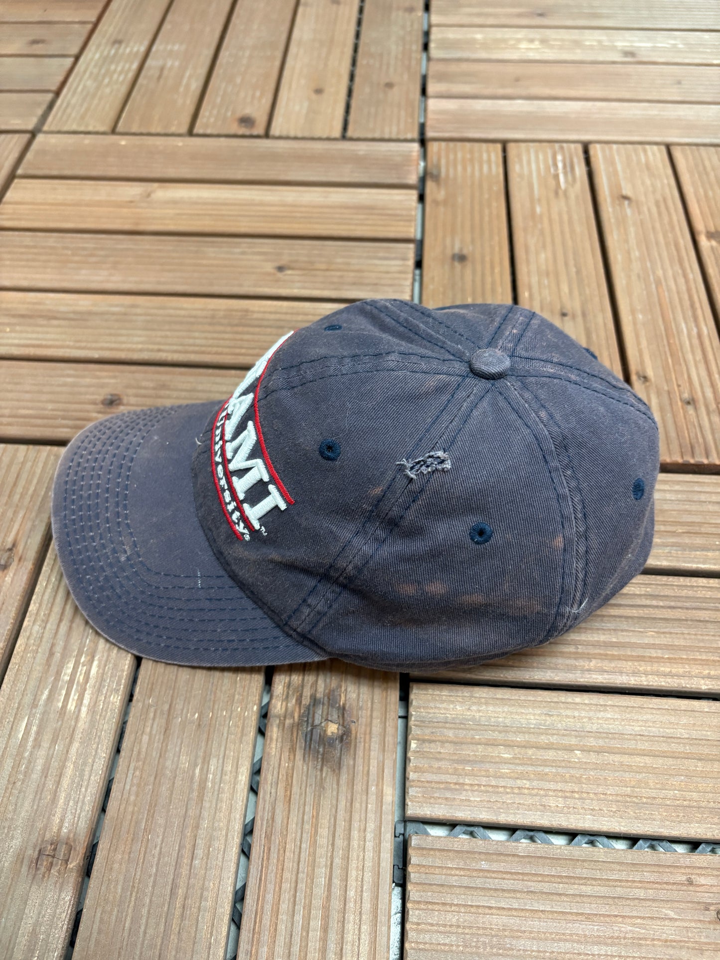 Miami RedHawks Graphic Hat | Metal Clasp | Vintage 1990s College Sports Cap |