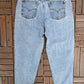 Levi Strauss & Co 550 Relaxed Fit Blue Denim Jeans | Size 34 x 30 | Vintage 2000s Levi's Light Blue Jeans |