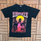 Jimi Hendrix Graphic Tee | Size Small | Vintage 2000s Rock & Roll Black T-Shirt |