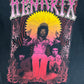 Jimi Hendrix Graphic Tee | Size Small | Vintage 2000s Rock & Roll Black T-Shirt |